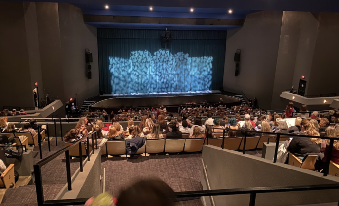 The inside of the Stranahan theater
