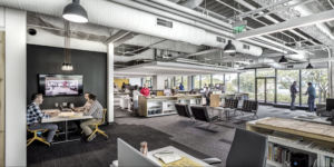 The architecture lobby