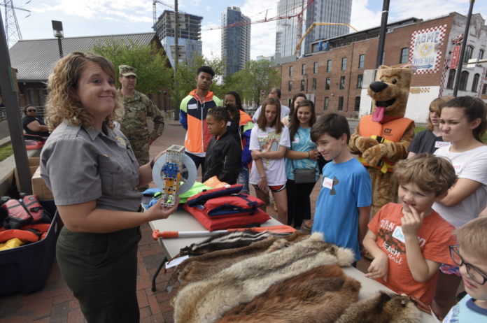A demonstration for children