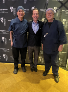 Kengo, Brad and Kengo's father