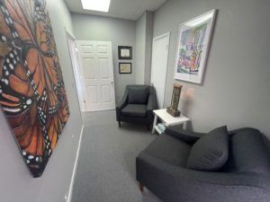 The counseling room for one on one services.