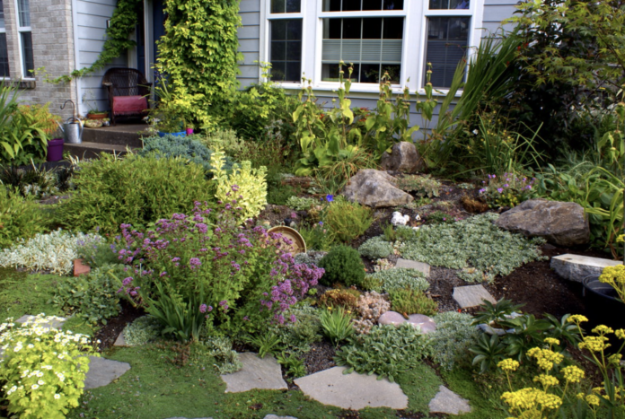 Home and rock garden