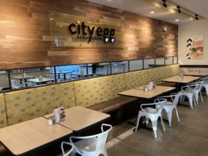 City Egg interior