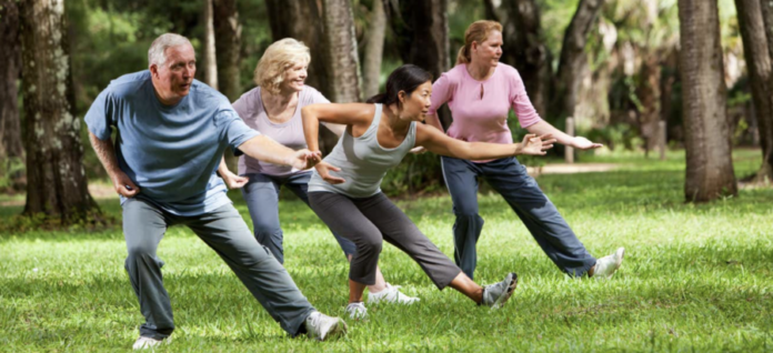 Seniors do Tai Chi