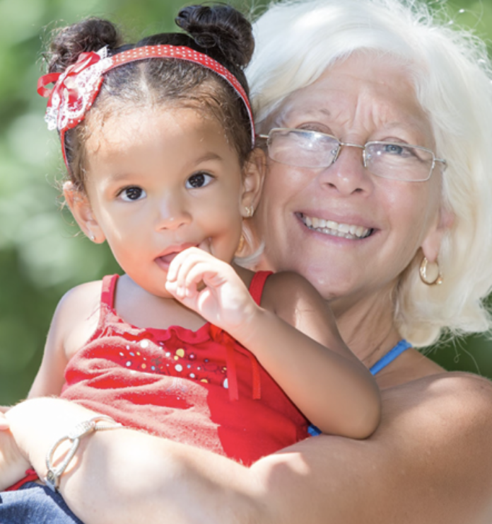 baby and grandma