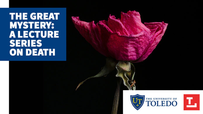 A rose with the event title.