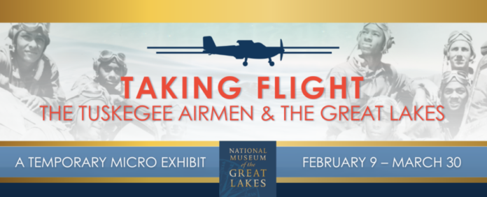 The banner for the exhibit along with the information of when the exhibit started and ended.