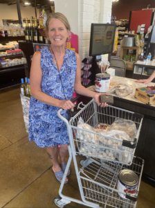 Denise what's in my shopping cart