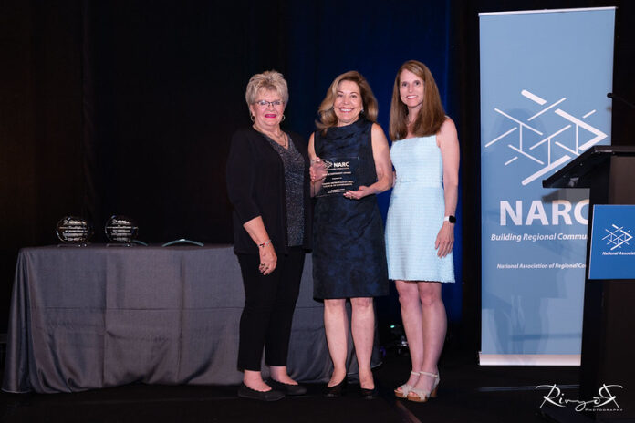 TMACOG accepting the Water Workforce Award